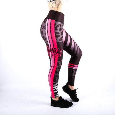 Combat Dollies Wild Pinks Fitness Leggings