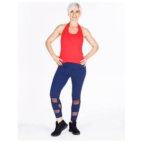 Step n Pump SP116 Long Halterneck Vest (Choose Your Colour)