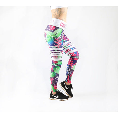 Combat Dollies Tropicana Fitness Leggings