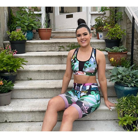 Combat Dollies Botanic 8 Inch Fitness Shorts