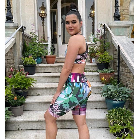 Combat Dollies Botanic 8 Inch Fitness Shorts