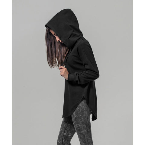 Step n Pump Essentials Loose Black Terry Hoodie