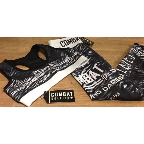 Combat Dollies Wild Smoke Fitness Capri