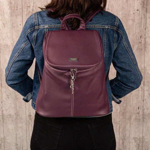 Mia Tui Aubergine Maya Back Pack