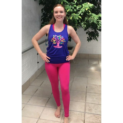 Step n Pump Essentials Fuchsia Seamless Leggings