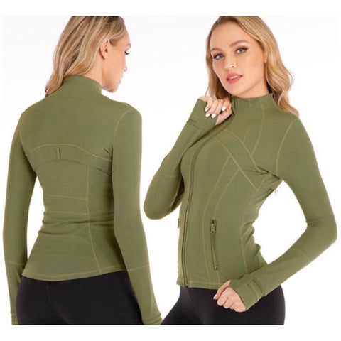 Step n pump Exclusive Olive Green Define - Soft Feel Jacket