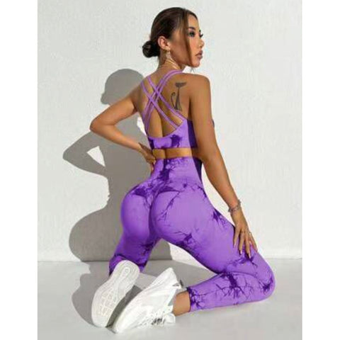 Stepnpump Exclusive Pastel Tie Dye Criss Cross Crop Top