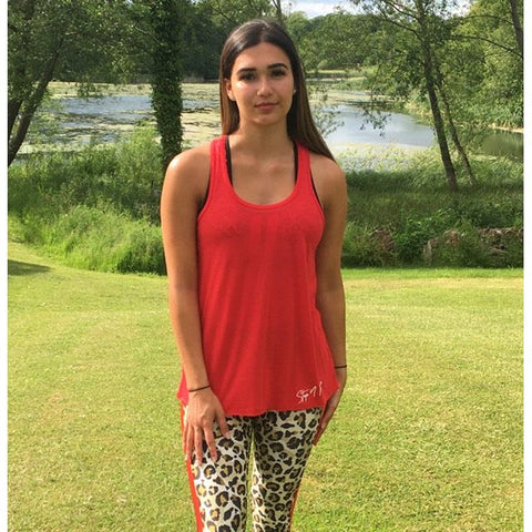 Step n Pump Essentials Plain Flowy Vest Tops (Choose Your Colour)