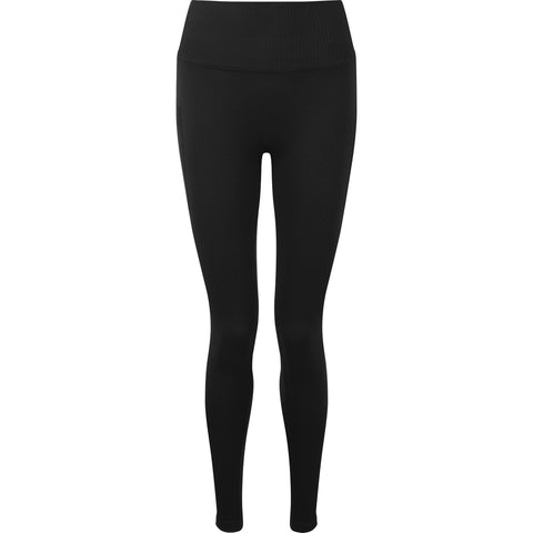Step n Pump Essentials Black Ribbed Seamless Leggings