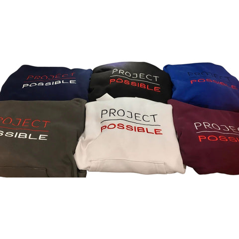 Project Possible Unisex Embroidered Hoodie