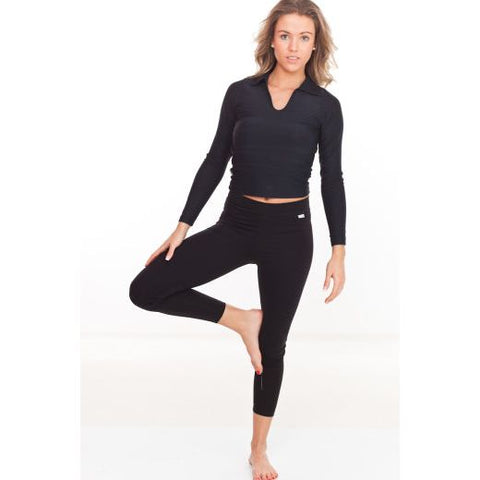 Step n Pump SP105 Flat Band Waist Leggings (Choose Your Colour)