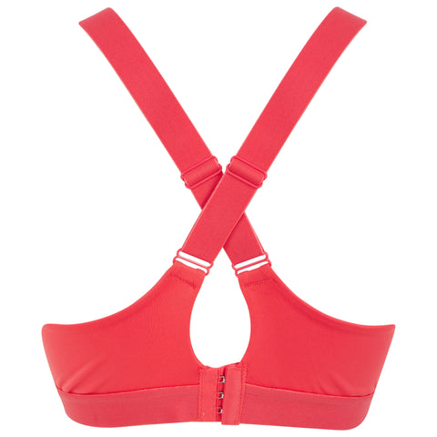 Step n Pump Essentials Coral Red Core Performance Bra Top