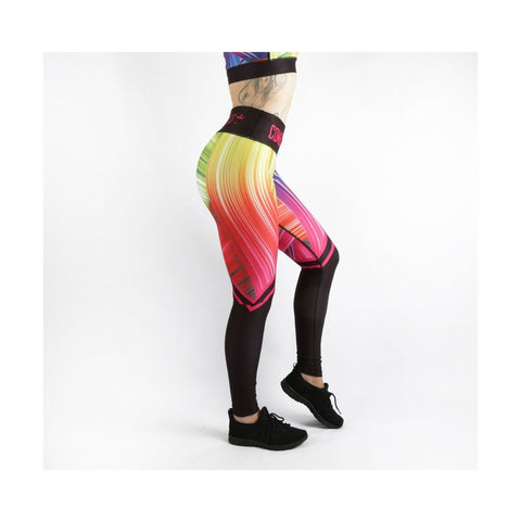 Combat Dollies Rainbow Power Fitness Leggings