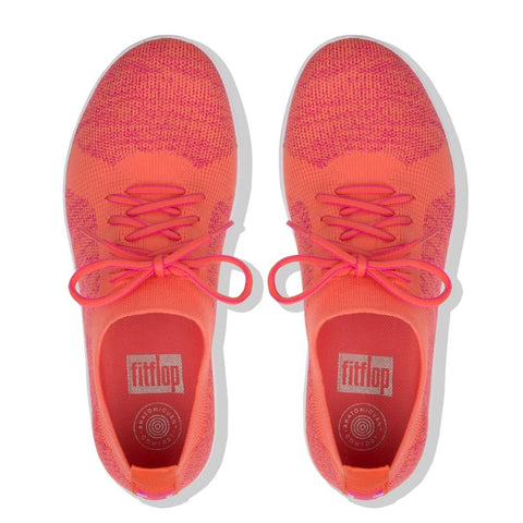 Fitflop F-SPORTY ÜBERKNIT™ Sneakers Coral Fuchsia