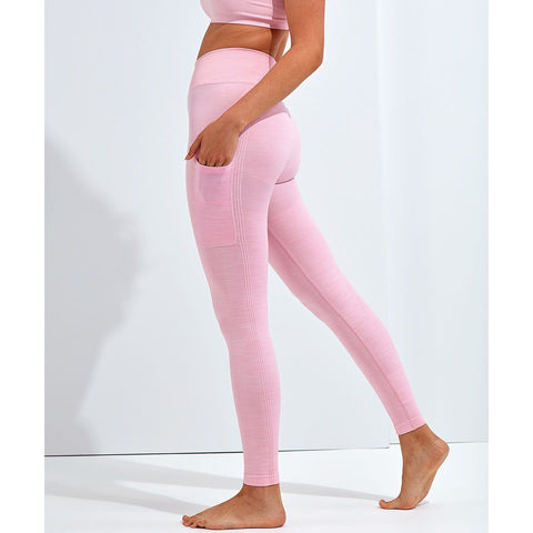 Step n Pump Essentials Pastel Pink Seamless  Pocket Leggings
