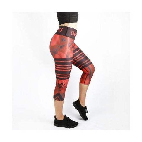 Combat Dollies Red Tribe Fitness Capri