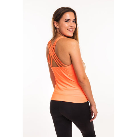 Step n Pump SP100 Spaghetti Strap Cross Back Cami (Choose Your Colour)