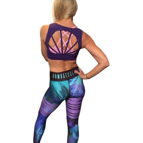 Step n Pump SP299 Fan Shape Back Crop Top