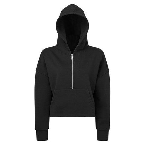 Step n Pump Essentials Black Half Zip Hoodie