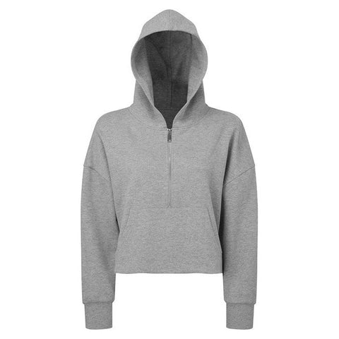 Step n Pump Essentials Heather Grey Half Zip Hoodie