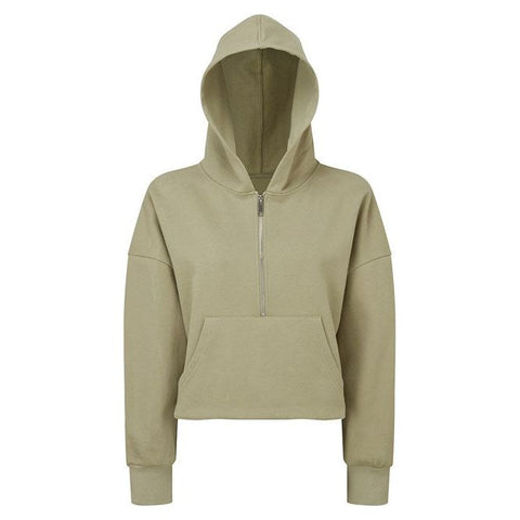 Step n Pump Essentials  Sage Green Half Zip Hoodie (Multiple Colours)