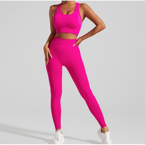 Stepnpump Exclusive Seamless Hot Pink Leggings