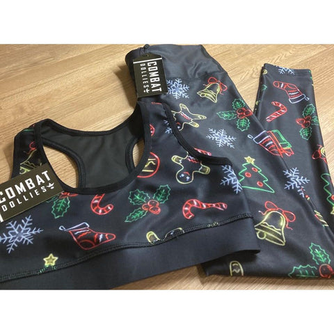 Combat Dollies Christmas Delights Sports Bra