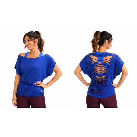 Step n Pump SP314A  Stunning Slashed Back Slouch Top With or Without a band ( Choose your Colour)