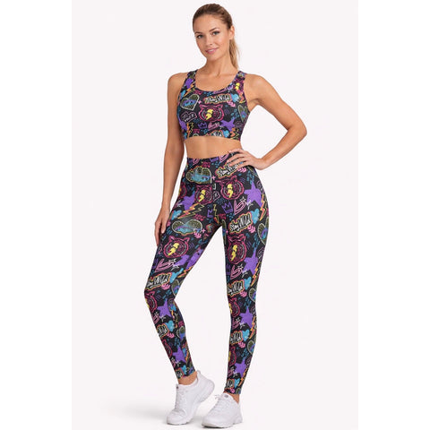 Step n Pump Exclusive UV Reactive Fierce Girl Power Crop Top (Pre-0rder)