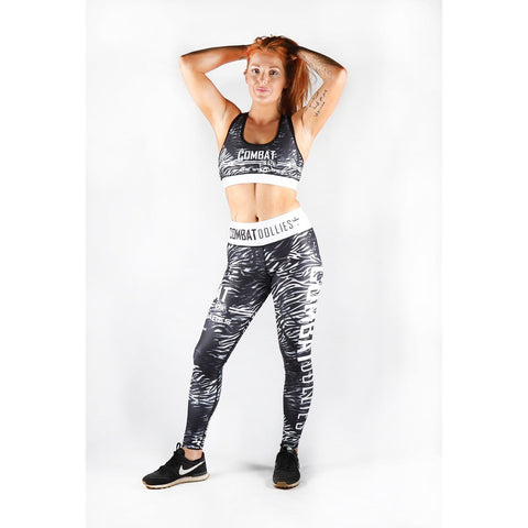 Combat Dollies Wild Smoke Sports Bra