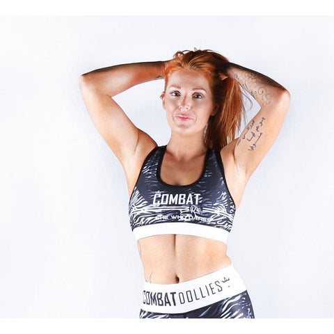 Combat Dollies Wild Smoke Sports Bra