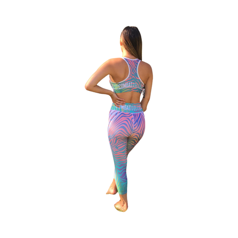Combat Dollies Holographic Fitness Leggings