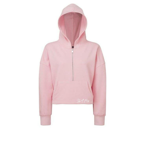 Step n Pump Essentials Pink Half Zip Hoodie