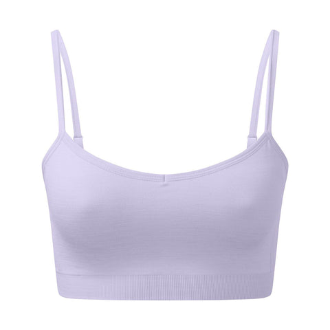 Step n Pump Essentials Pastel Lilac Seamless Bra Top