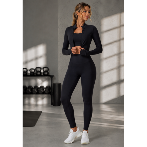 Step. n Pump Exclusive Ultra Soft Black Leggings With Ruched Bottom