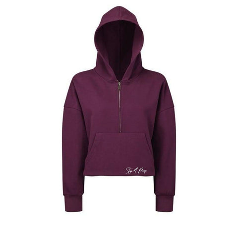 Step n Pump Essentials Mulberry Half Zip Hoodie