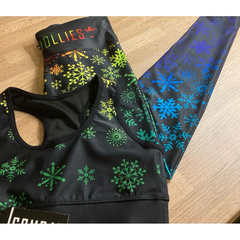 Combat Dollies Exclusive Christmas Sparkle Fitness Leggings