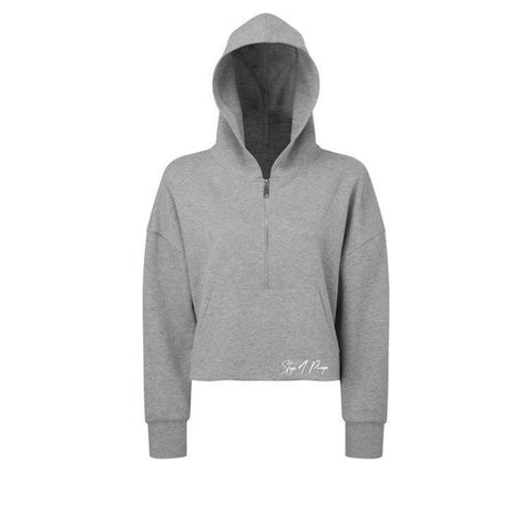Step n Pump Essentials Heather Grey Half Zip Hoodie
