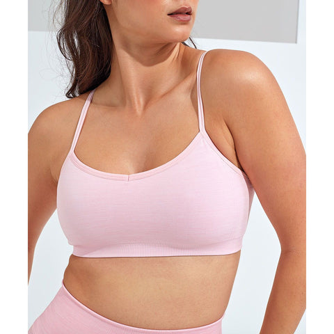 Step n Pump Essentials Pastel Baby Pink Seamless Bra