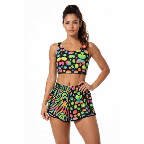 Step n Pump Exclusive UV Reactive Running Shorts (Choose Your colour)