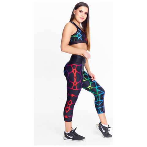 Combat Dollies Exclusive Giraffe Fitness Capri
