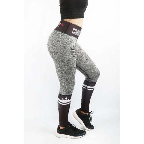 Combat Dollies Grey Crossfit Fitness Leggings