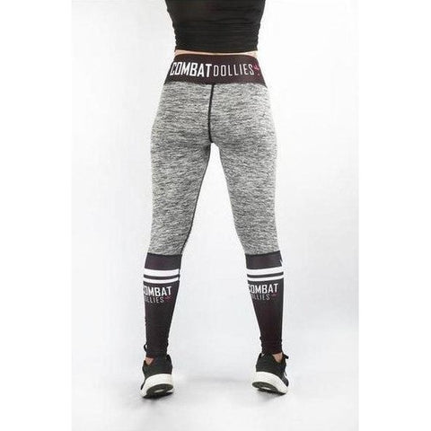 Combat Dollies Grey Crossfit Fitness Leggings