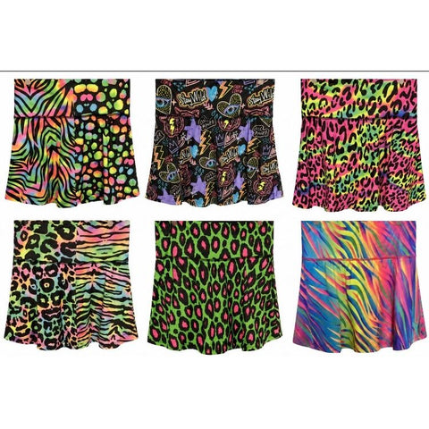 Step n Pump Exclusive UV Reactive Skort's (Choose Your Design)