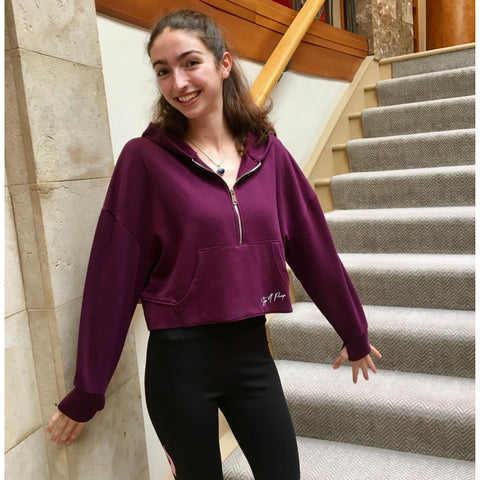 Step n Pump Essentials Mulberry Half Zip Hoodie