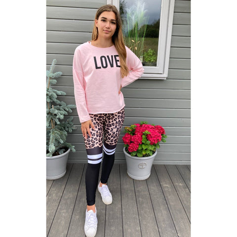 Step n Pump Essentials Luxe Pink-Black LOVE Top