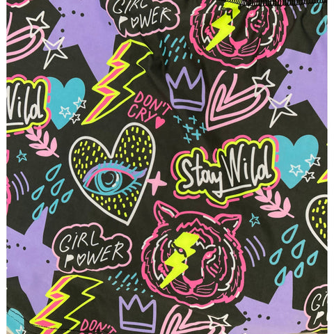 Step n Pump Exclusive UV Reactive Fierce Girl Capri Bottoms