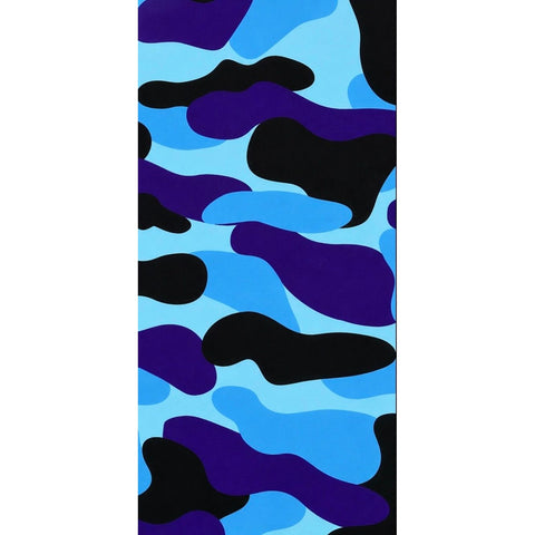 Step n Pump UV Reactive Blue camouflage Capri Bottoms With Pockets - S & M in stock- Pre-Order Other Sizes