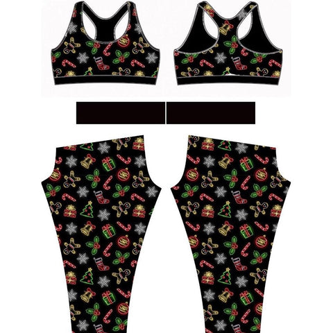 Combat Dollies Christmas Delight Fitness Leggings