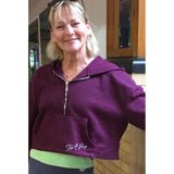 Step n Pump Essentials Mulberry Half Zip Hoodie
